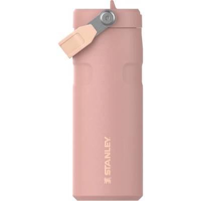 Stanley láhev IceFlow Flip Straw 470 ml Broskvově Růžová