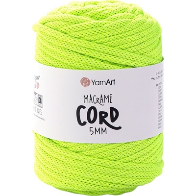 YARNART Macrame Cord 5 mm 5 mm 85 m 801 юта (Macrame Cord 5 mm 801)