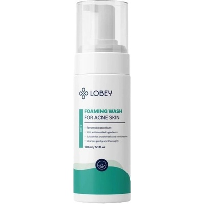 LOBEY Akné čisticí pěna na obličej i tělo 150 ml