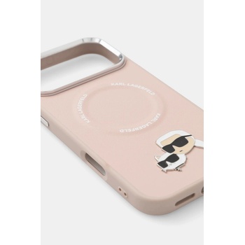 KARL LAGERFELD Кейс за телефон Karl Lagerfeld iPhone 17 Pro Max (KLHMP17XPSMLRKCP)