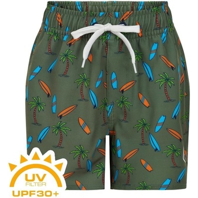 Color Kids-Swim shorts short chlapecké plavky Aop-dark ivy