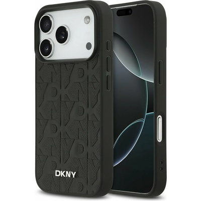 DKNY PU Leather Grid Pattern Magsafe Заден Калъф за iPhone 17 Pro Черен DKNY | Cheren | МЪЖЕ | UNI