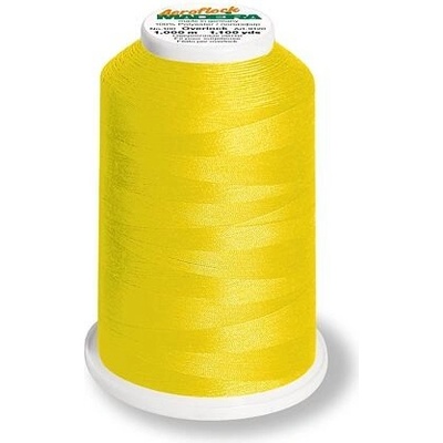 Overlockové nitě PES Madeira Aeroflock 100 (1000m) chemlonové barva 9360 canary