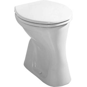 Jika Dino - Тоалетна за правостоящи, плоско флъш, дънни отпадъци, бяла H8220080000001 (H8220080000001)