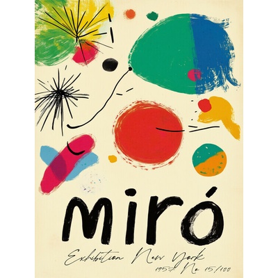 Plagát, Obraz - Miró 2, Treechild, 30 × 40 cm