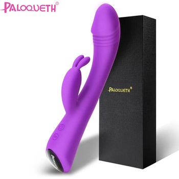 Image 1 of Paloqueth G-Spot Rabbit Vibrator Purple