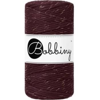 Bobbiny Macrame Cord 3 mm 100 m Golden Burgundy юта (MS-E124)