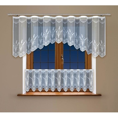 Set vitrážových záclon Margot 80x300 + 45x300