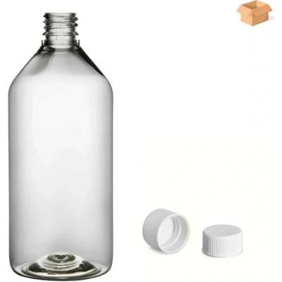 Via Plastová lahvička čirá s bílým uzávěrem 215 ml 225 ks