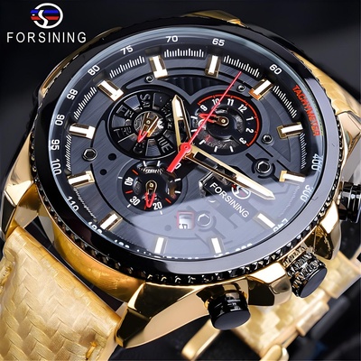 Forsining Часовник forsining vi-14586 - Златен kp14586