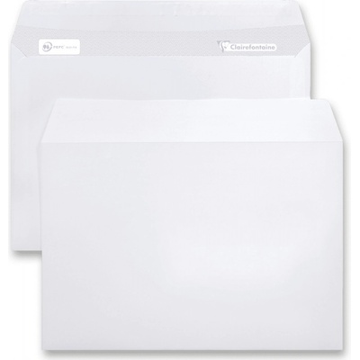 Clairefontaine - obálka - C5, samolepicí, bílá – Zboží Dáma