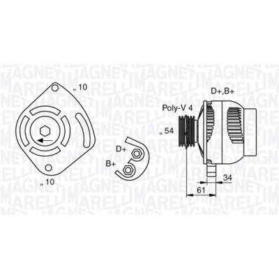 MAGNETI MARELLI generAtor 063377030010