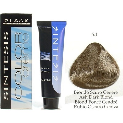 Black Sintesis Color Creme 6-1 popolavo tmavý blond 100 ml