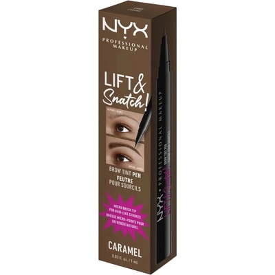 NYX Professional Makeup Lift&Snatch Brow Tint Pen fix na obočí 05 Caramel 1 ml – Zboží Dáma