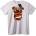 NOONEBRAND Тениска Кученце Сърце - XL, Black