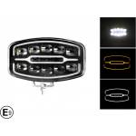  Универсален Високомощен led ЛЕД 55w диоден фар халоген лампа 12v - 24v с drl светлина бяло-жълто за АТВ джип камион трак