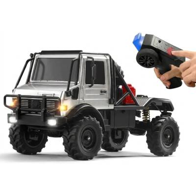 M N Model Unimog U4000 RTR stříbrná