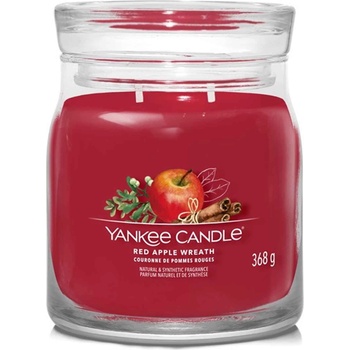 Yankee Candle Red Apple Wreath подписана свещ средна 368 гр