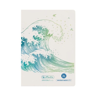 Herlitz Бележник Herlitz Wave A6/32 с редове (50033577) (50033577)
