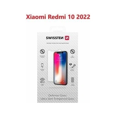 SWISSTEN Ochranné temperované sklo 2.5D pro XIAOMI REDMI 10 2022 RE 74517946