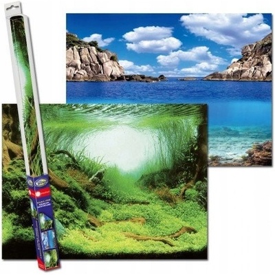 Aqua Nova tapeta rostliny/oceán XL 150 x 60 cm – Zboží Mobilmania