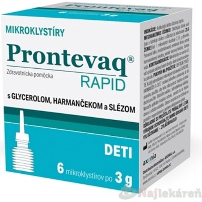 Prontevaq RAPID mikroklyzma děti 6x 3 g