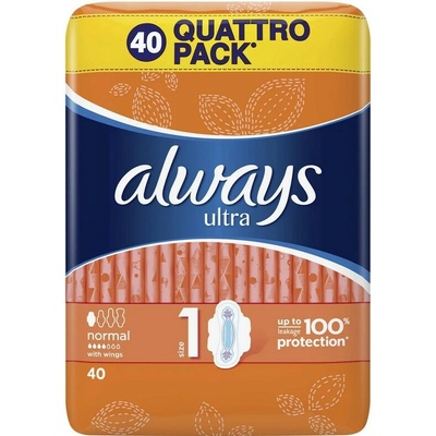 Always Ultra Quatro Normal Plus 40 ks