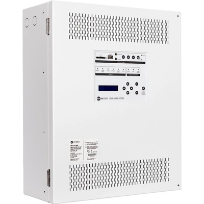 Централен усилвател за аварийно оповестяване с 4 зони, 250w rcf mx 3250/4