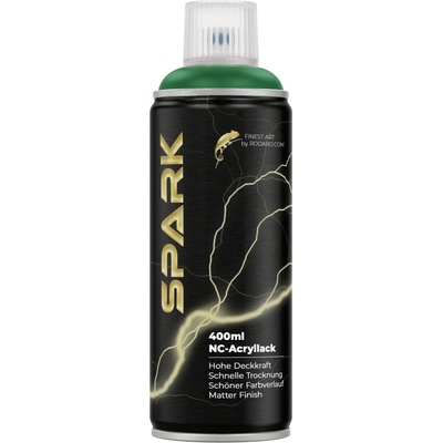 Spark akrylovánmatná 400 ml machová zelená