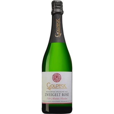 Goldeck Zweigelt Rosé Sekt 12% 0,75 l (čistá fľaša)