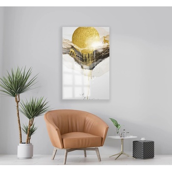 Art gift Стъклено АРТ пано - Златен отблясък