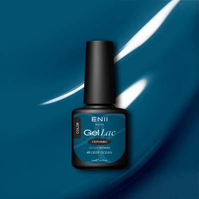 ENII NAILS Gel lak Ceramic 49 Deep Ocean gelový lak 5 ml