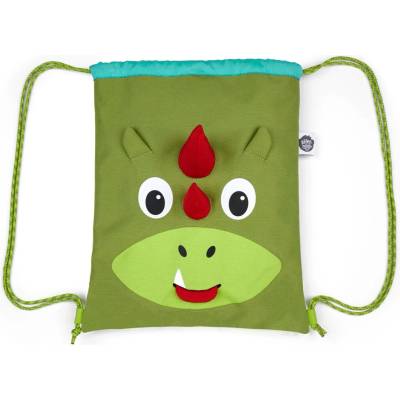 Affenzahn Детска детска раница Affenzahn Kid's Sportbeutel Drache Kids' backpack - Green - размер One Size (508-0753-0111)