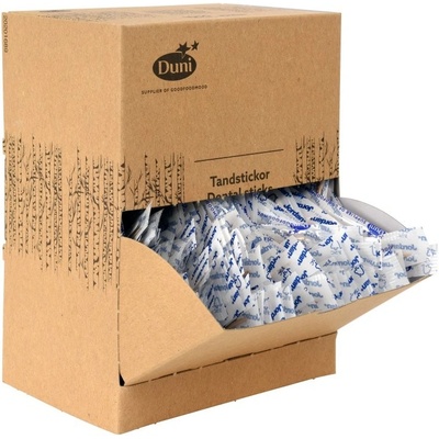 DUNI Dent.stick drevo 6 × 1000 unprinted