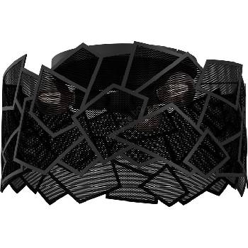 Luminex Плафон CAMO 3xE27/15W/230V черен (LU0549A)