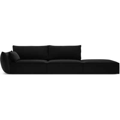 Mazzini Sofa Черен кадифен диван ляв ъгъл 264 cm Vanda - Mazzini Sofas (MAZ_3SOR_51_F1_VANDA6)