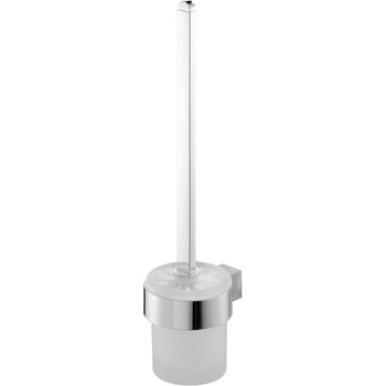 Bisk Futura silver WC štětka sklo 02986