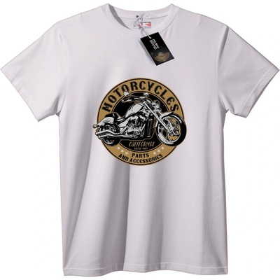 NOONEBRAND Тениска Motorcycle California части - 2XL, Black