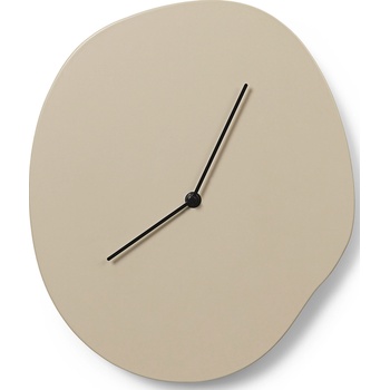 ferm LIVING Стенен часовник Melt кашмирен цвят (1104266415)