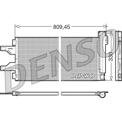 Kondenzátor, klimatizace DENSO DCN07050
