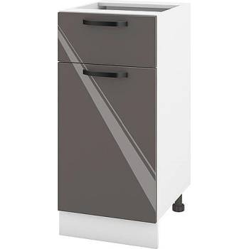 ИРИМ Долен кухненски шкаф Сити БФ-Антрацит гланц-05-24 40 см