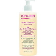 Topicrem AD Ultra Rich Cleansing Gel mycí gel pro velmi suchou citlivou a atopickou pokožku 500 ml