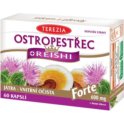Terezia Company Ostropestrec + Reishi 60 kapsúl