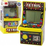 LEAN Toys Mini Retro Tetris Slot Machine 49 Games 1676 Levels Yellow