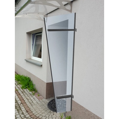Laniplast bočná stěna UNI antracit / PLEXI