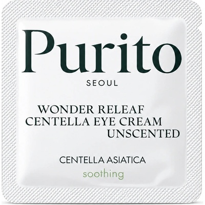 Purito SEOUL Wonder Releaf Centella Eye Cream Unscented (sample) - Крем за Очи 1ml (sample)