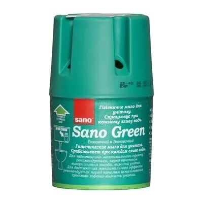 SANO препарат за тоалетна зелена вода 150гр (sa0965)