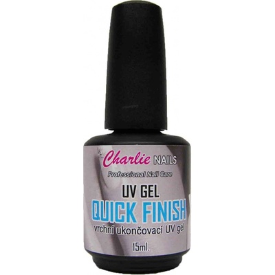 Charlie UV gel quick finish průhledný vrchní lesk 15 ml