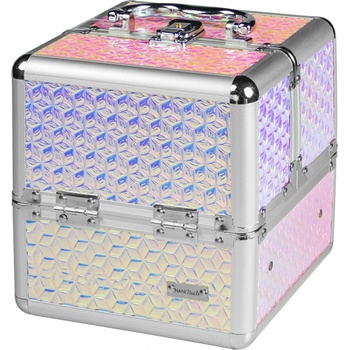NANI kosmetický kufřík Cube NN86 3D Holo White