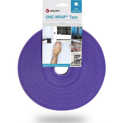 VELCRO® VELCRO - One Wrap Band 25m 20mm Violett VEL-OW64146 pásik so suchým zipsom fialová 1 ks